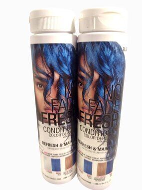No Fade Fresh Blue Blast Color Depositing Conditioner 6.4 oz Blue Blast Lot of 2